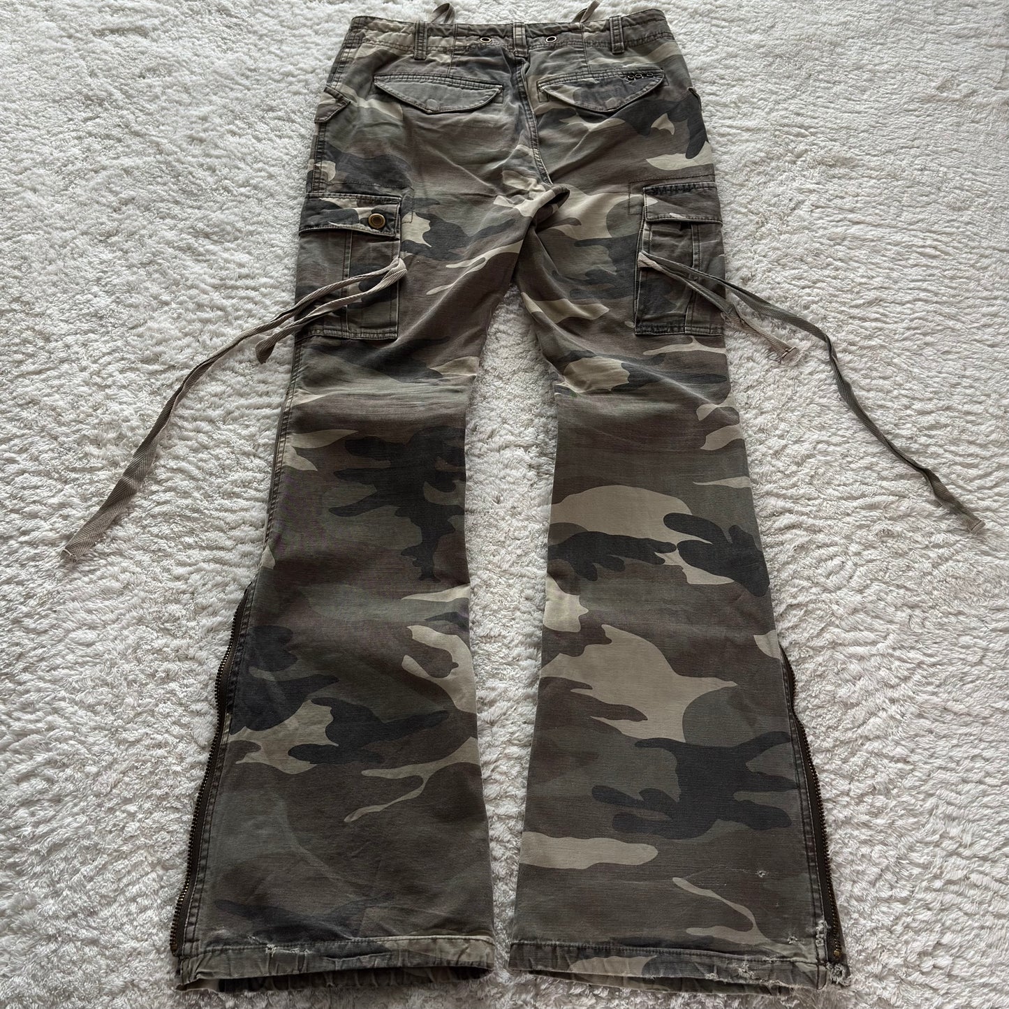 G.O.A Camo Flared Cargo Pants