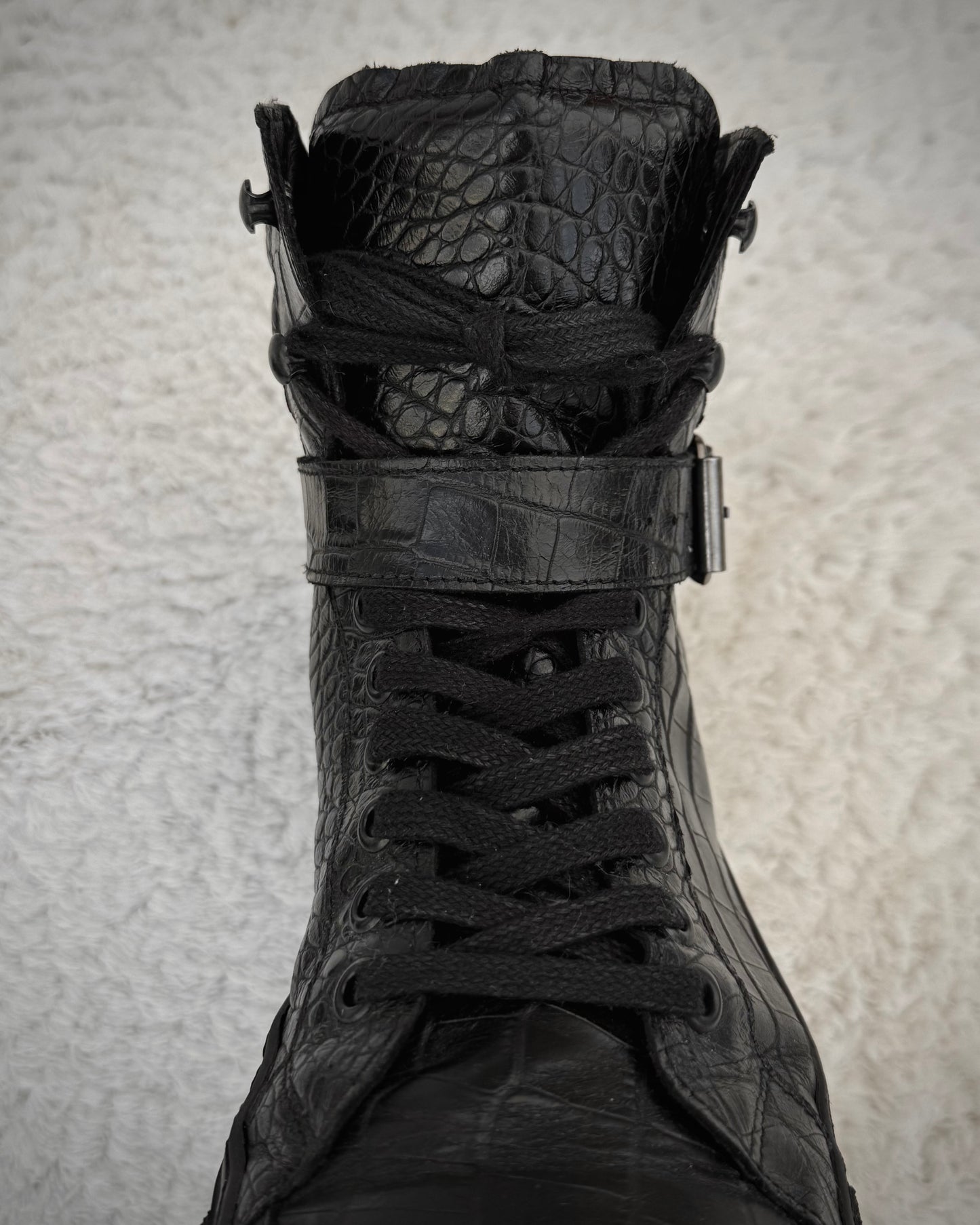 The Kopples Crocodile Leather Sneakers