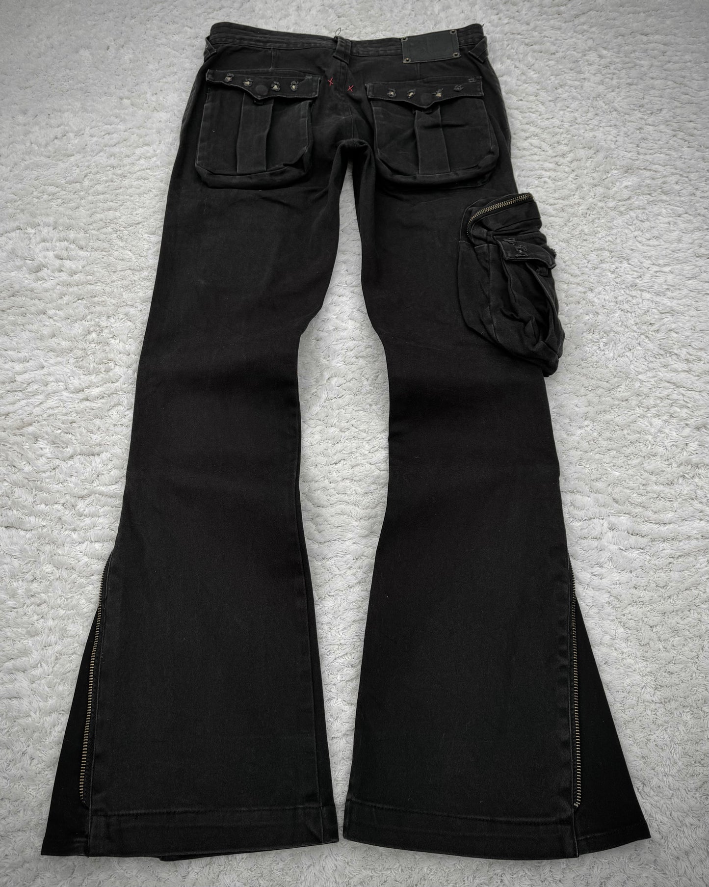 Semantic Design Studded Flared Cargo Pants