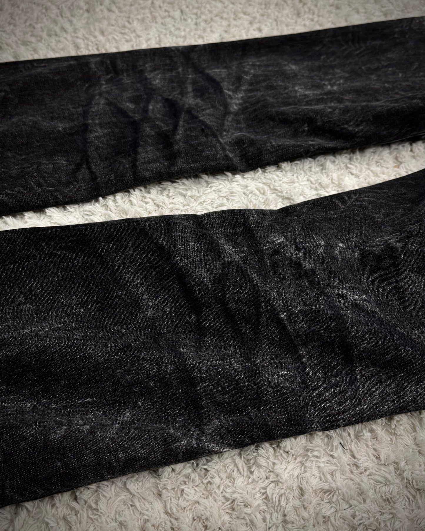 Tornado Mart Clawmarks Washed Bell Bottom Flared Jeans