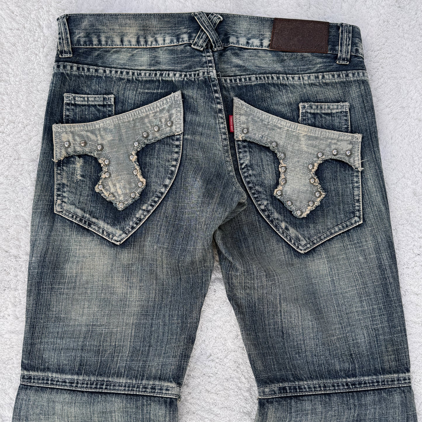 Tornado Mart Studded Flared Jeans
