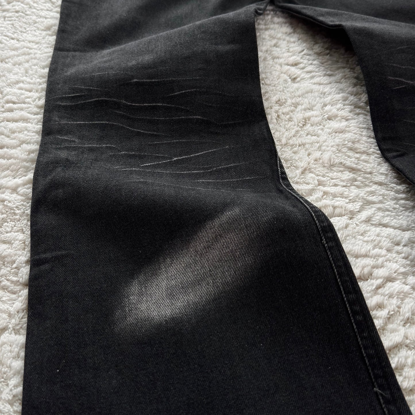 Yasuyuki Ishii Knee Repaired Flared Jeans