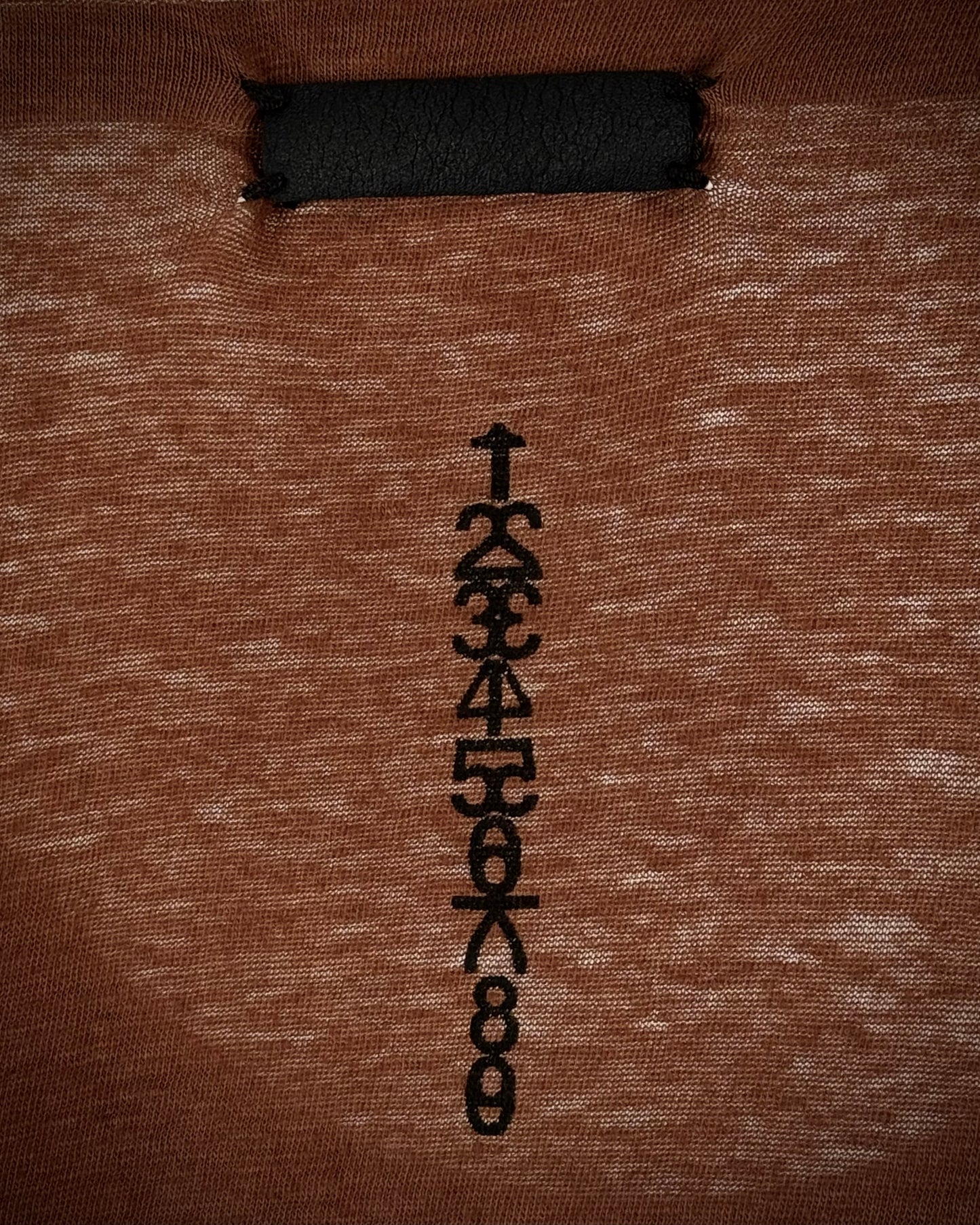 IfSixWasNine Asymmetrical “BONE-2” Tank Top