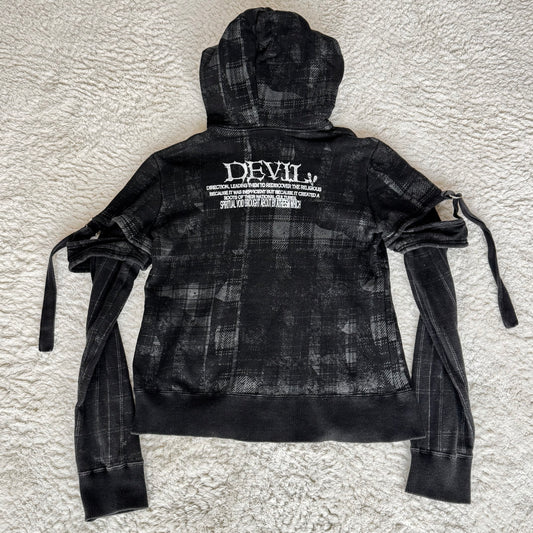 h.Anarchy Checkered Dystopia Hoodie