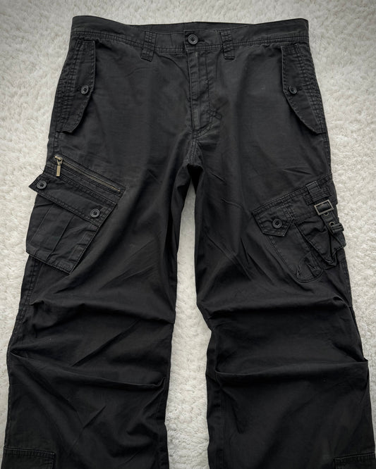Tornado Mart Flared Utility Cargo Pants