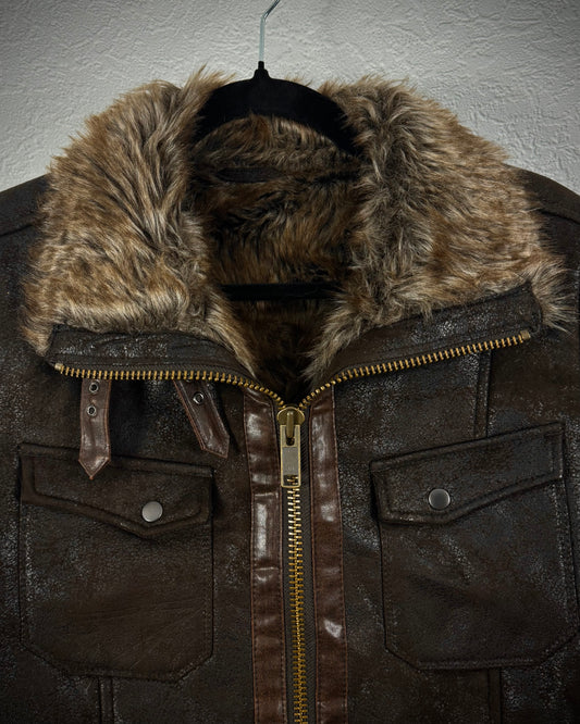 University Of Oxford Collection Full Fur Interior Jacket