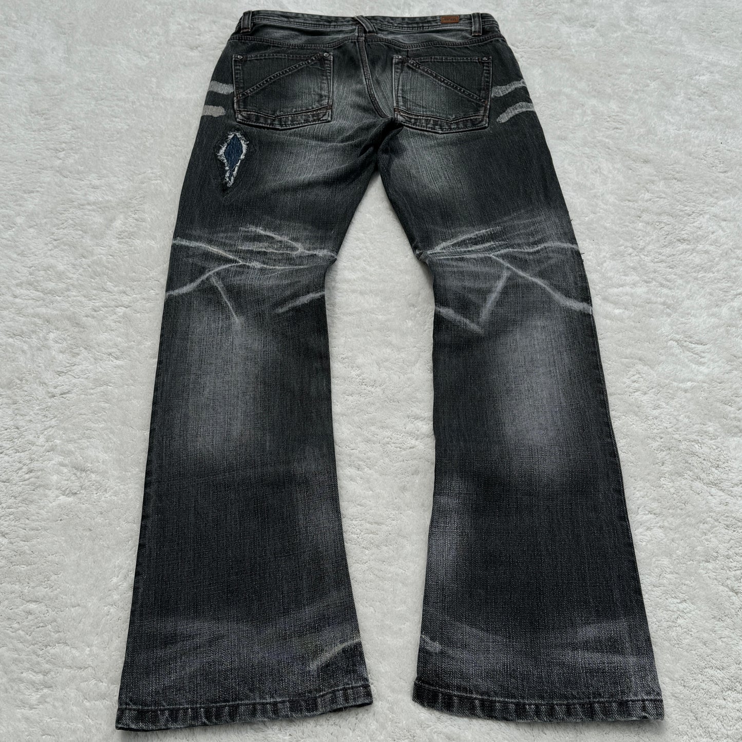 Nicole Club Cutout Flared Jeans