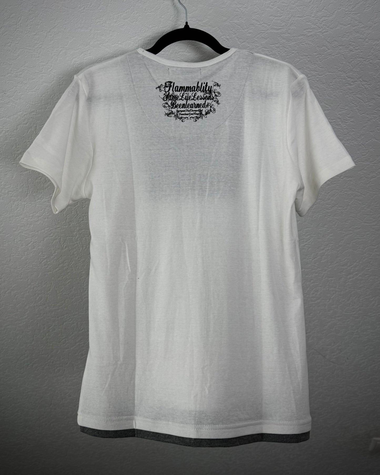 In The Attic Lace Up Graphic T-Shirt