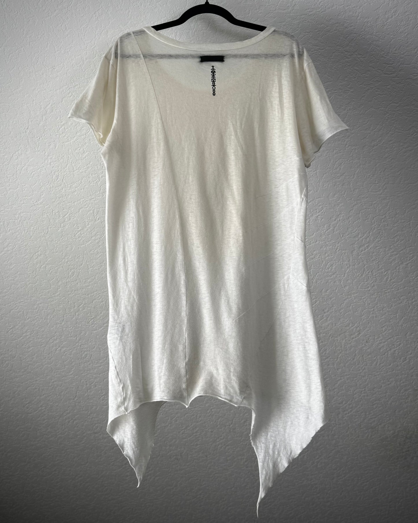 IfSixWasNine Asymmetrical „Bone“ T-Shirt