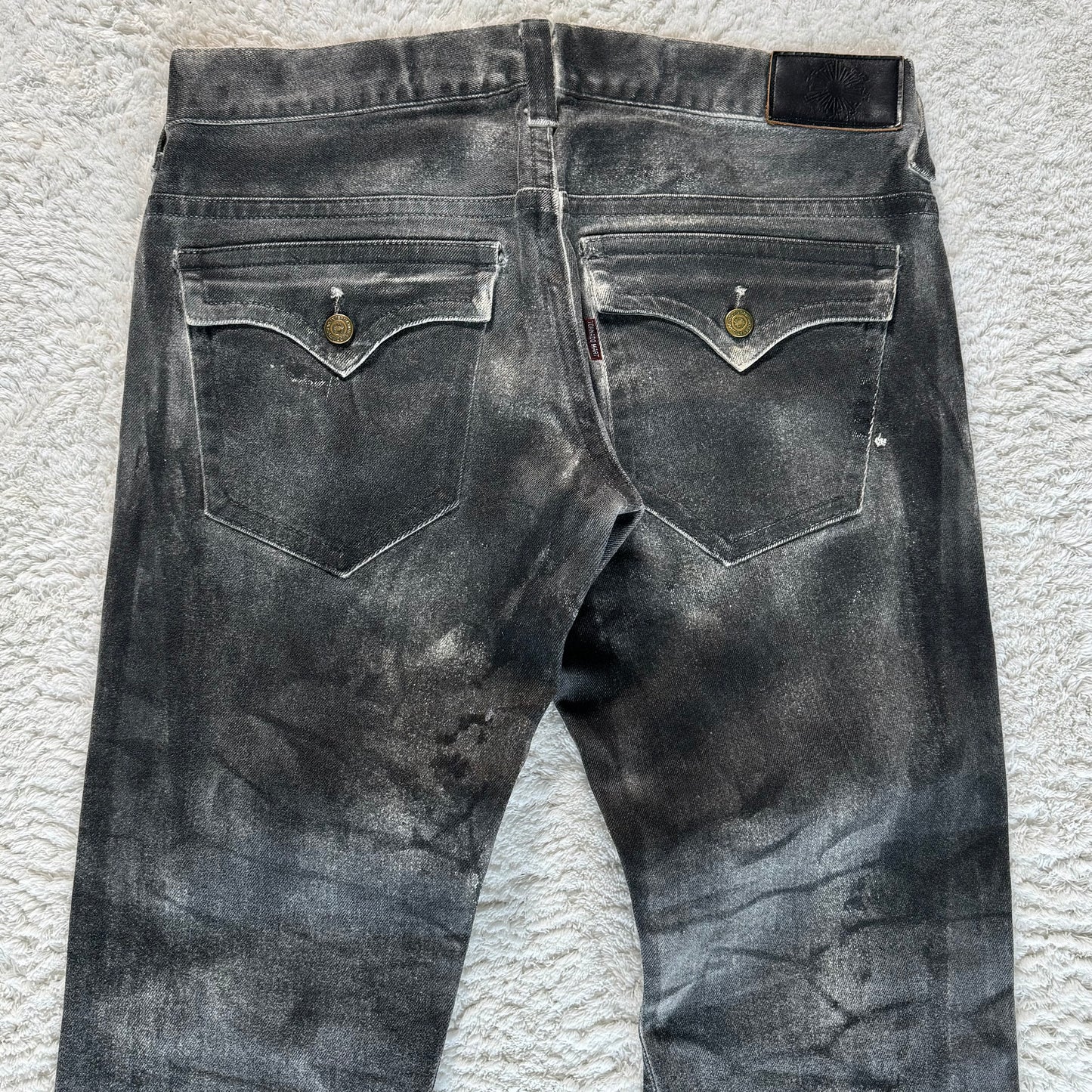 Tornado Mart Ash Washed Flared Pants