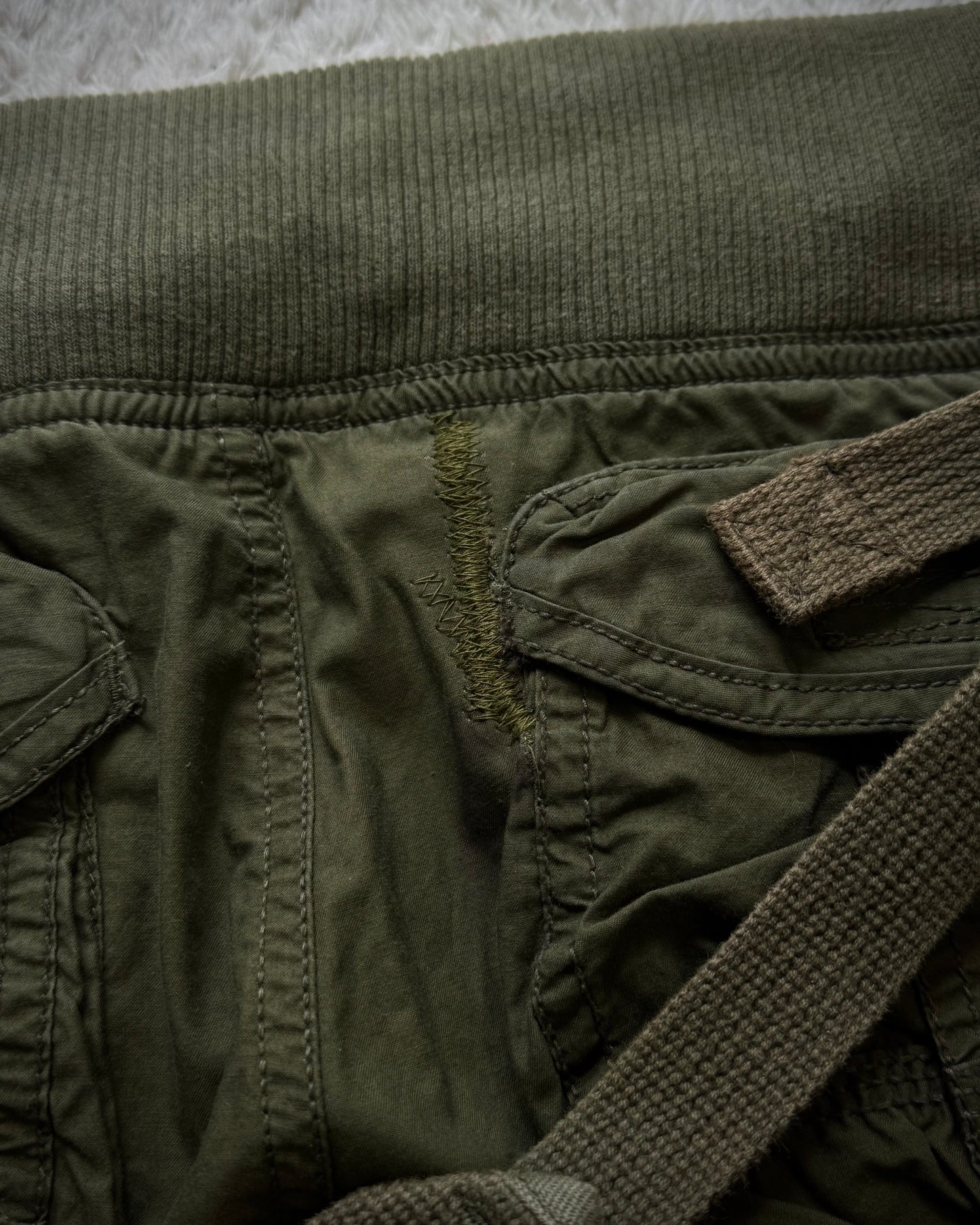 G.O.A Flared Military Suspender Cargo Pants
