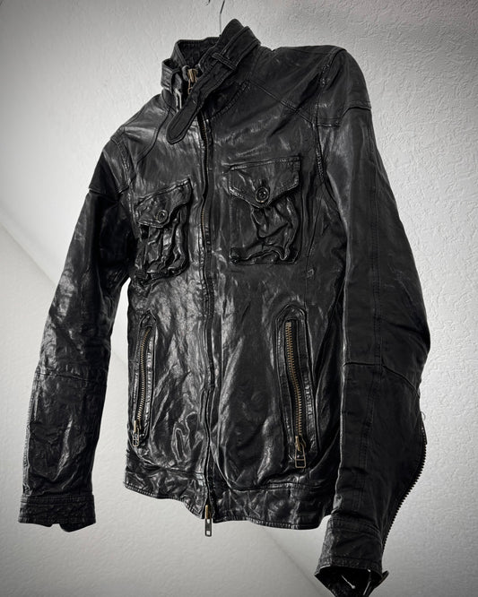 Buffalo Bobs Quilted Goat Leather Jacket