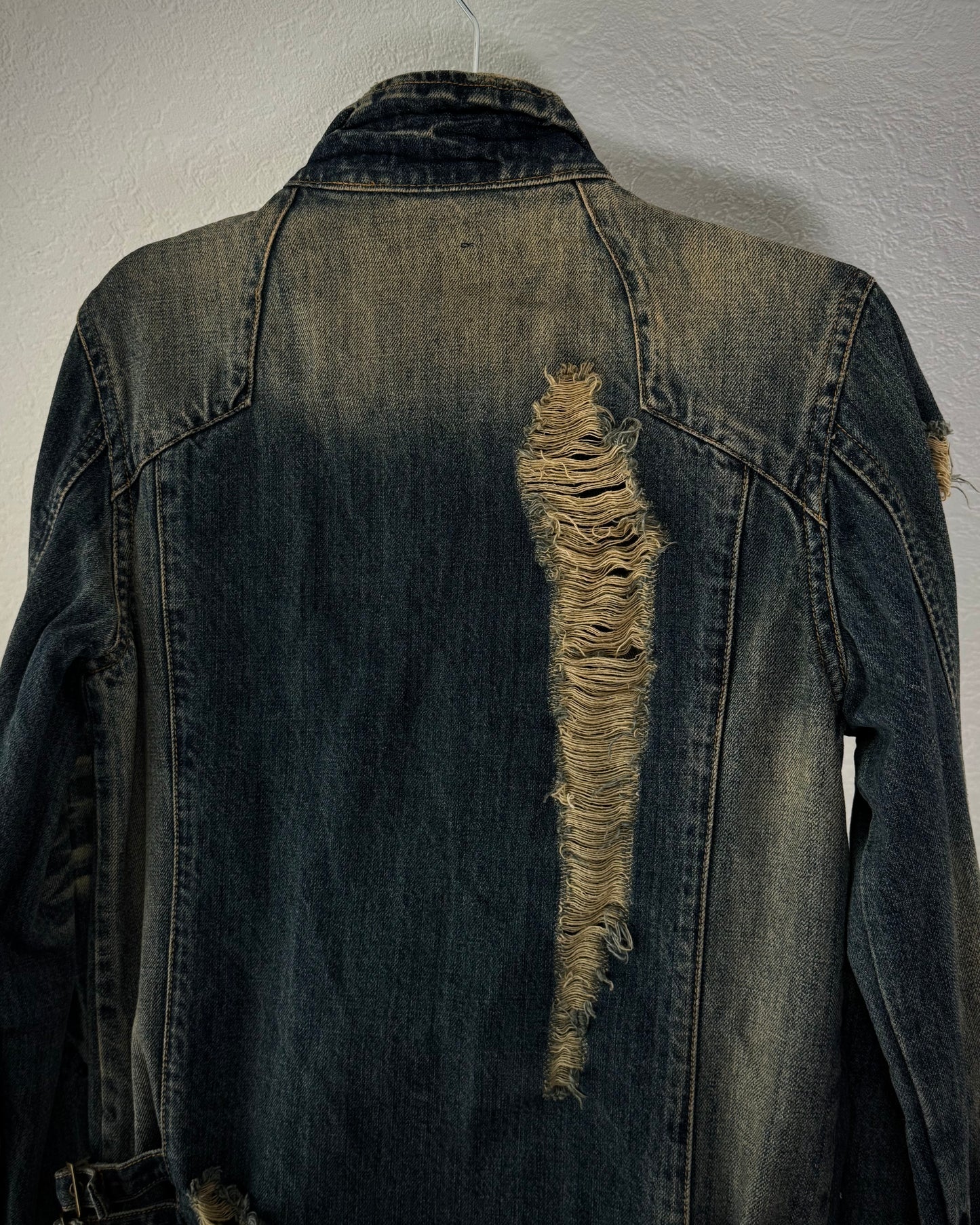 Midas Mud Wash Distressed Denim Jacket