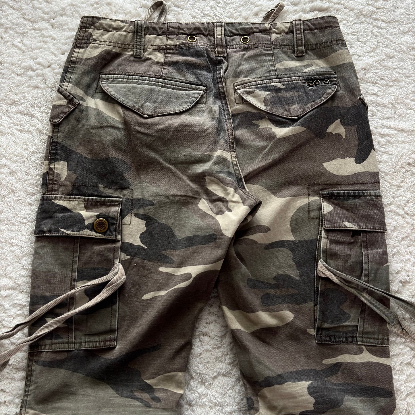 G.O.A Camo Flared Cargo Pants