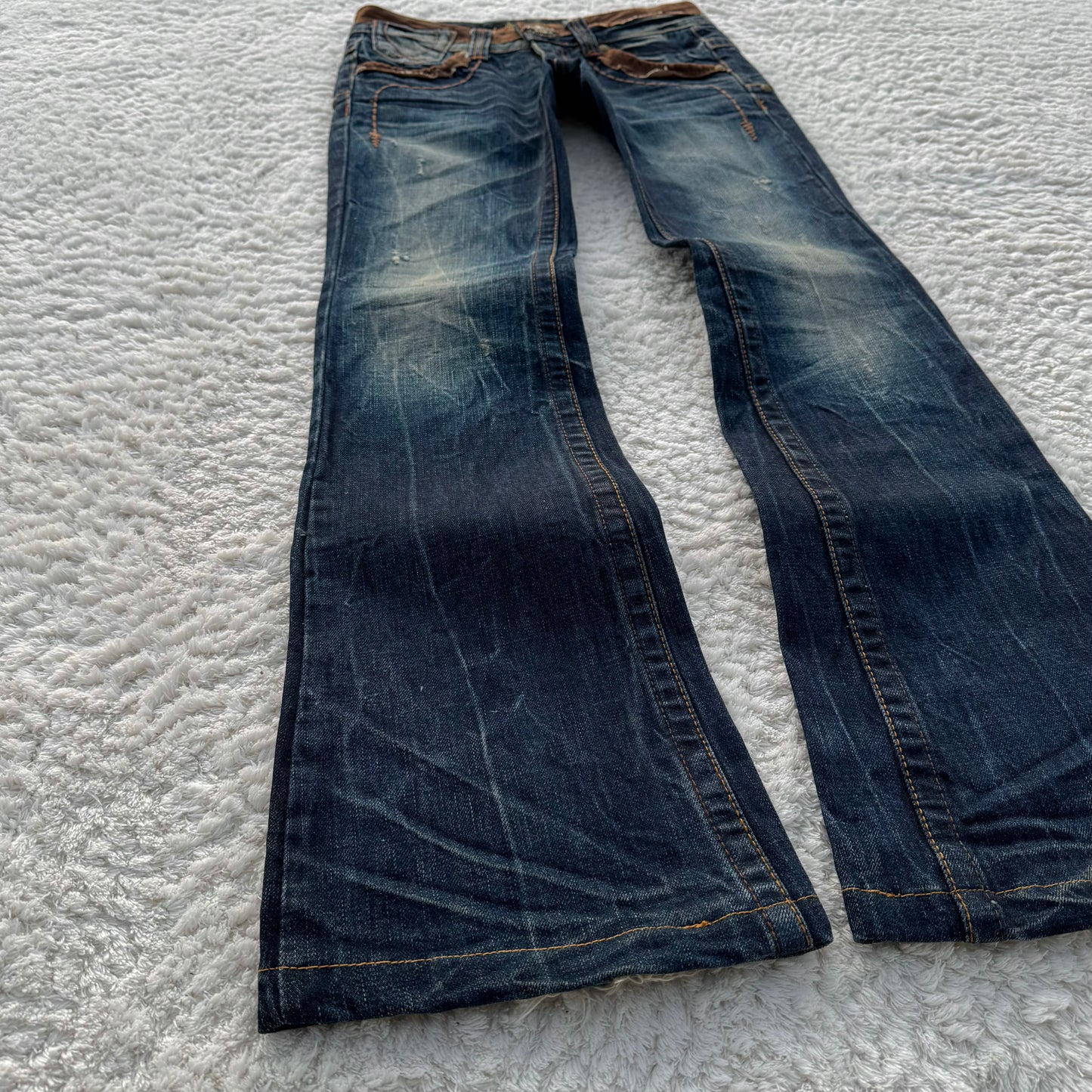 Red Pepper Cheetah Wings Flared Jeans