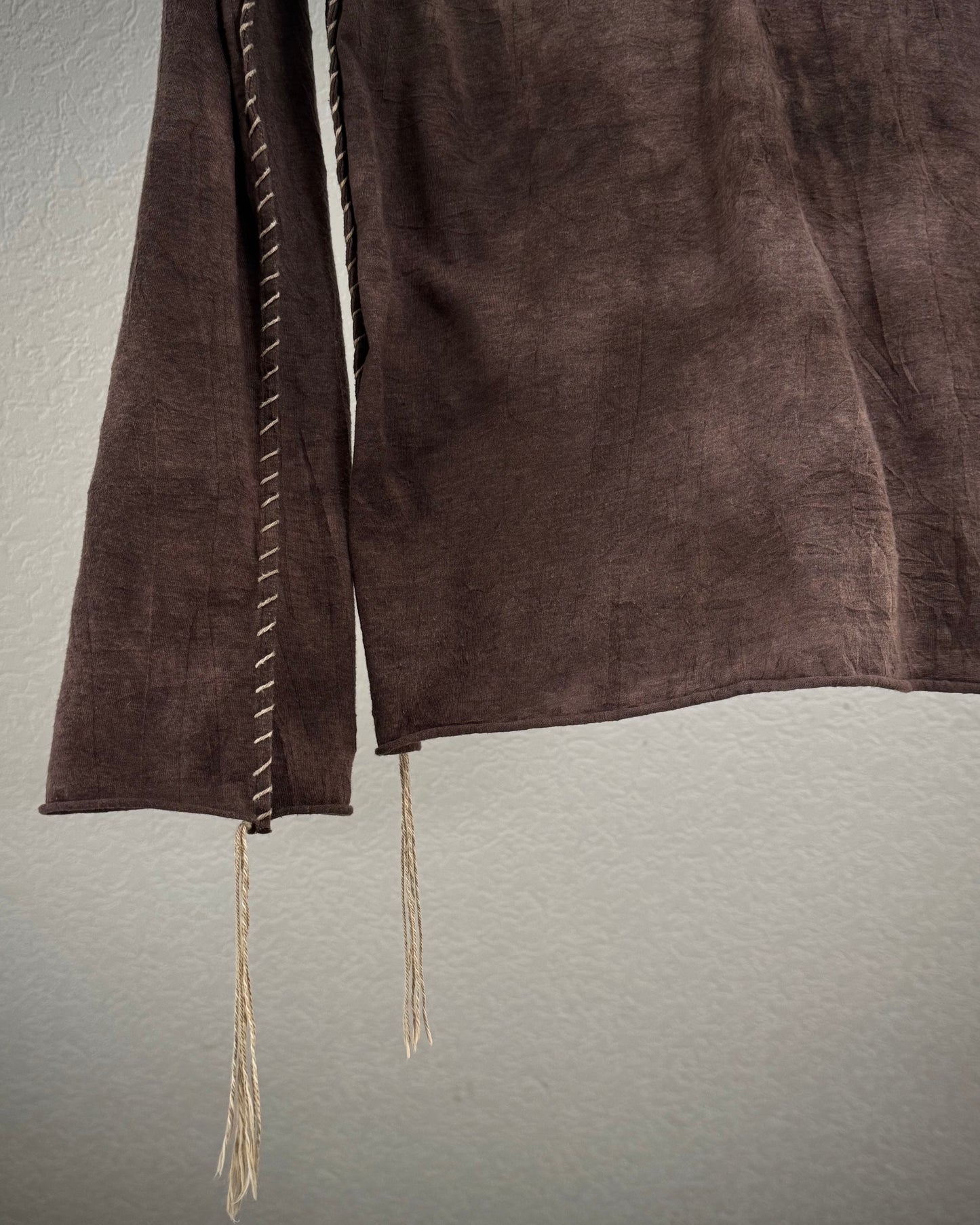 Luva Tram Scar Stitched Textured Longsleeve