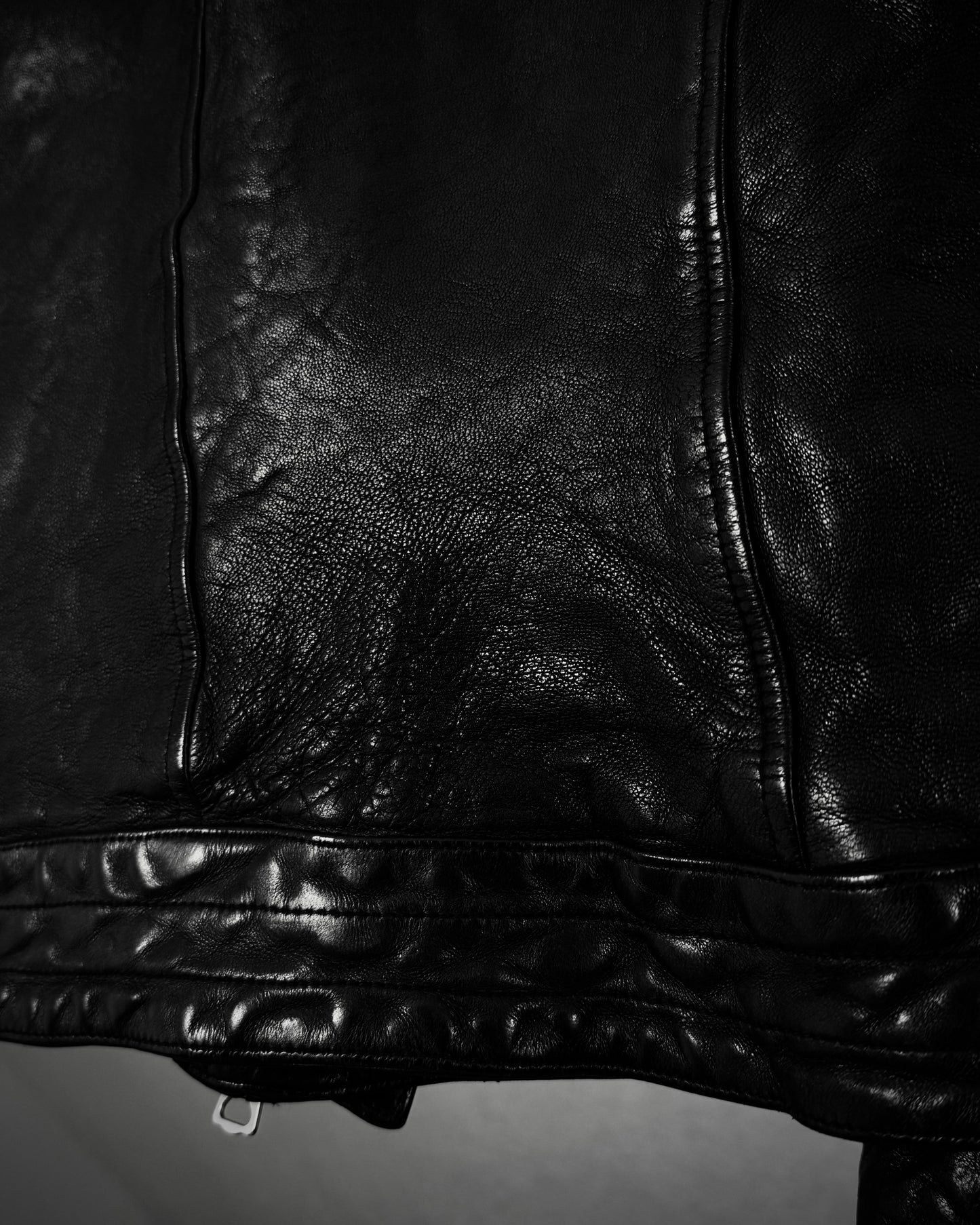 Glamb Leopard Fur Chrome-Tanned Leather Jacket