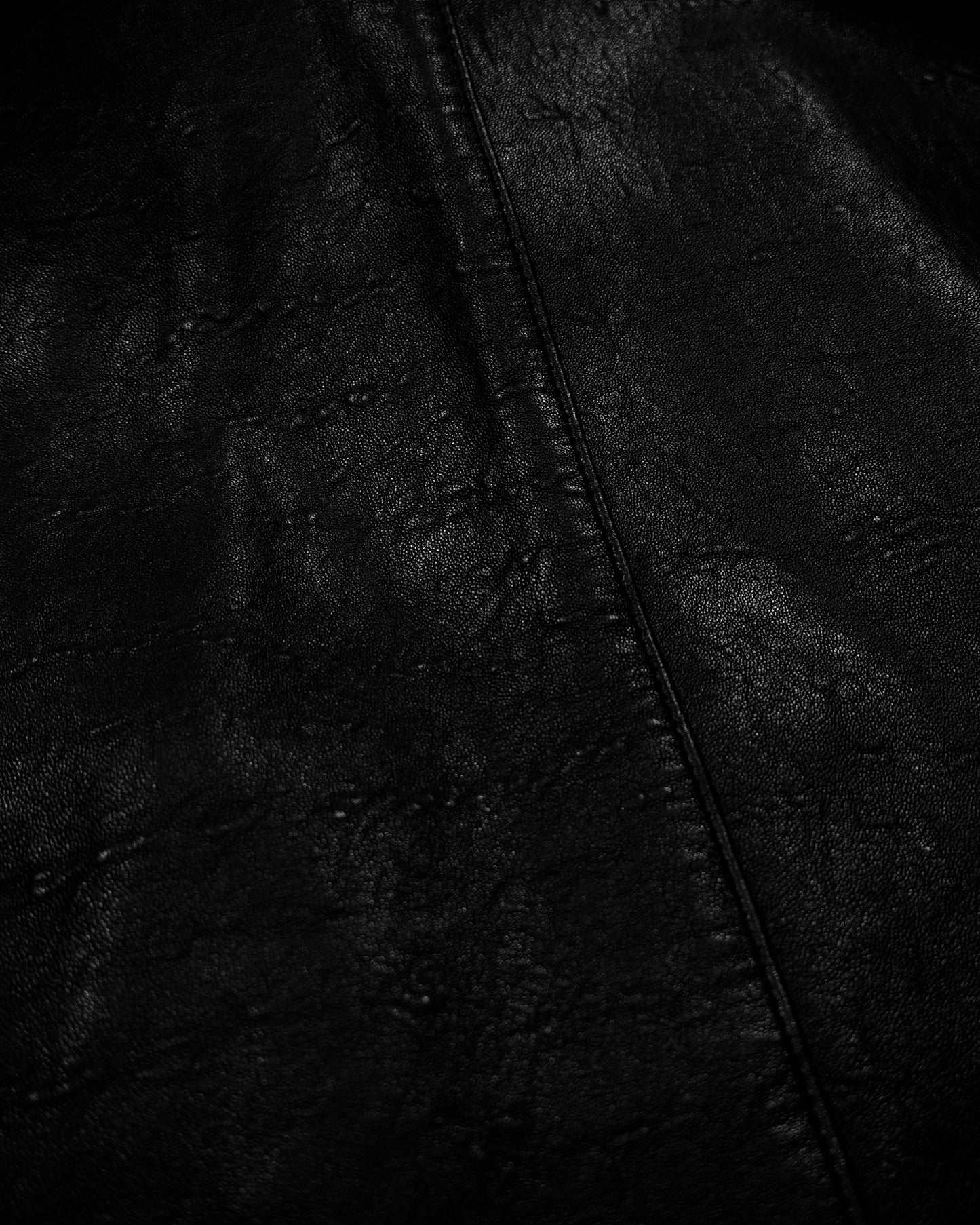 CAV-000 Hooded Textured Leather Jacket