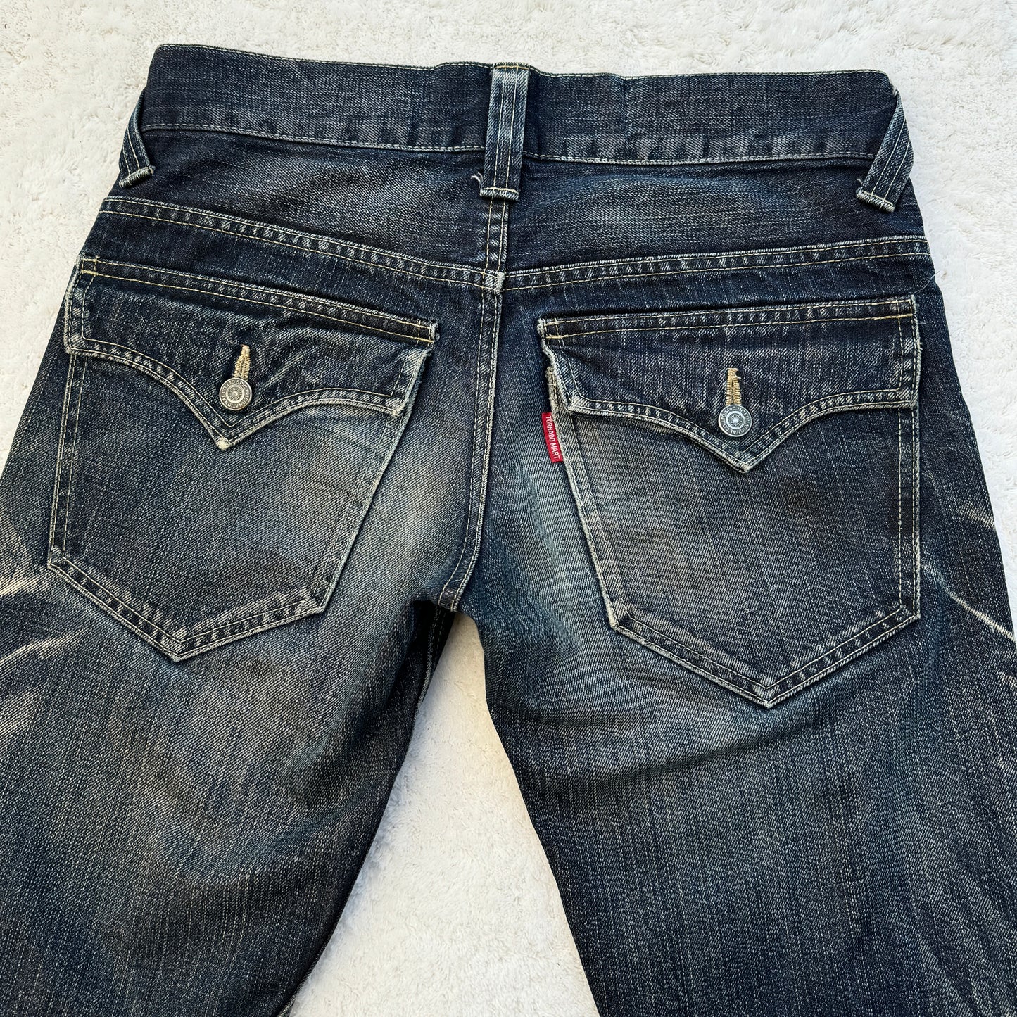 Tornado Mart Mud Washed Flared Jeans