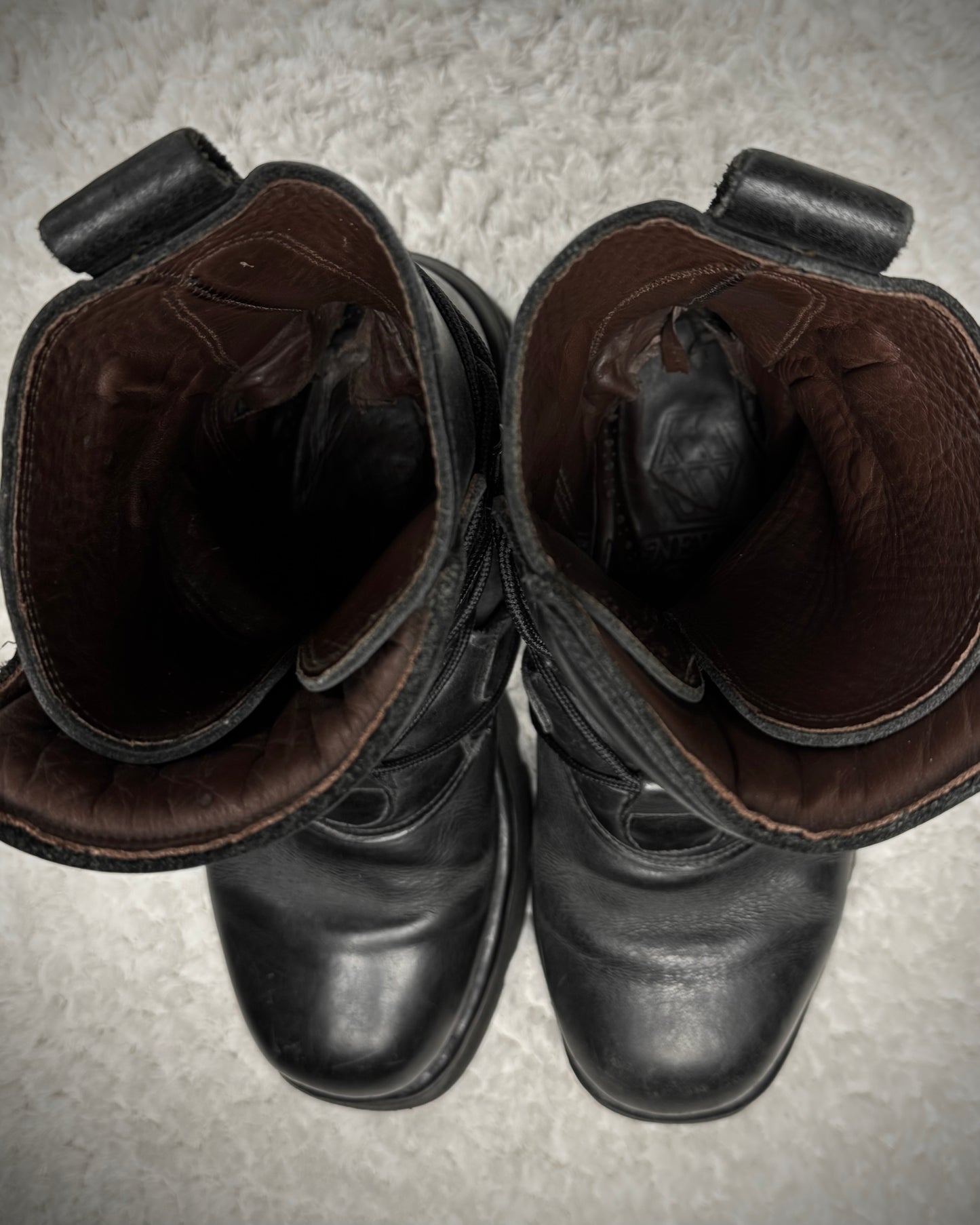 New Rock Steel Heel Platform Boots