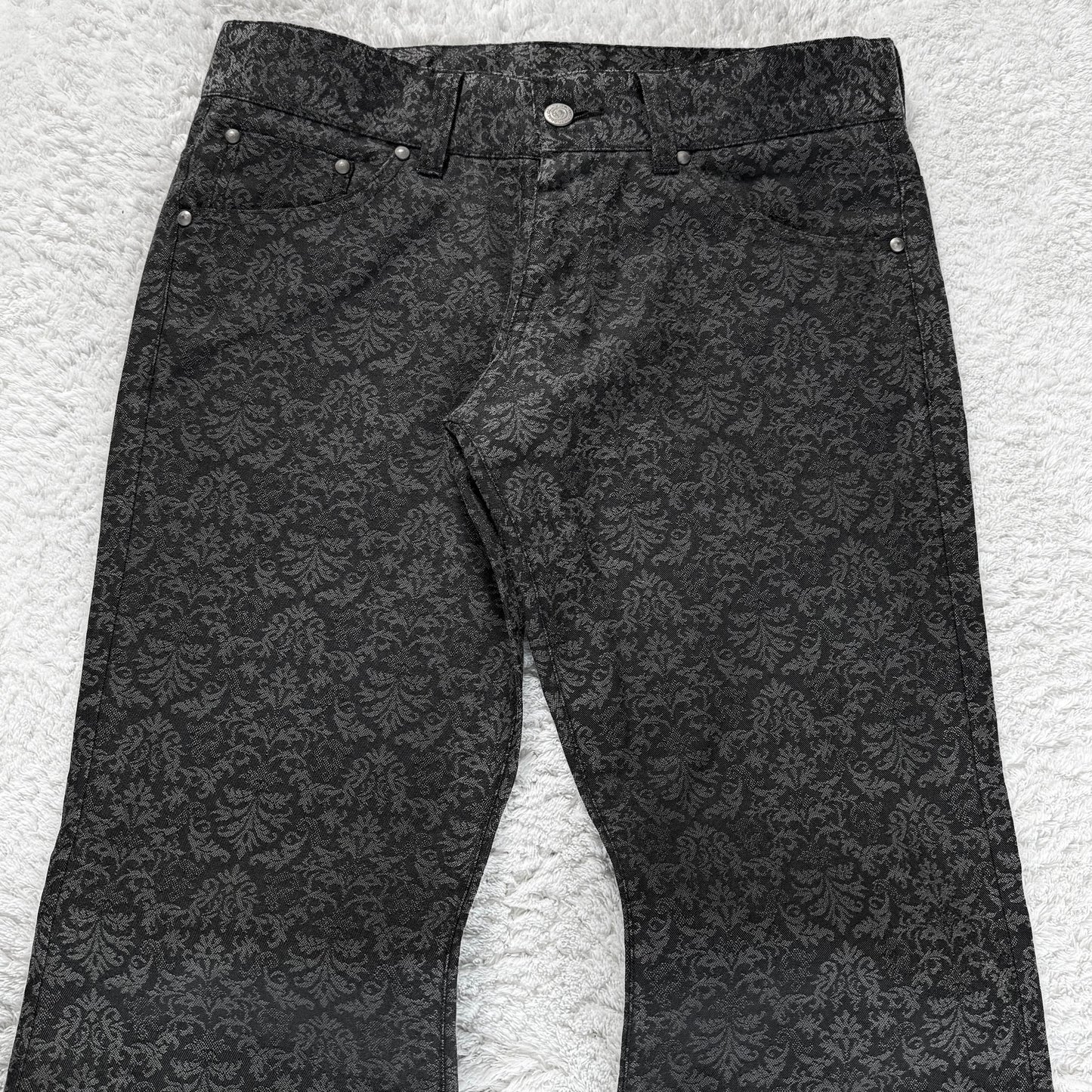 Tornado Mart Floral Formal Flared Pants