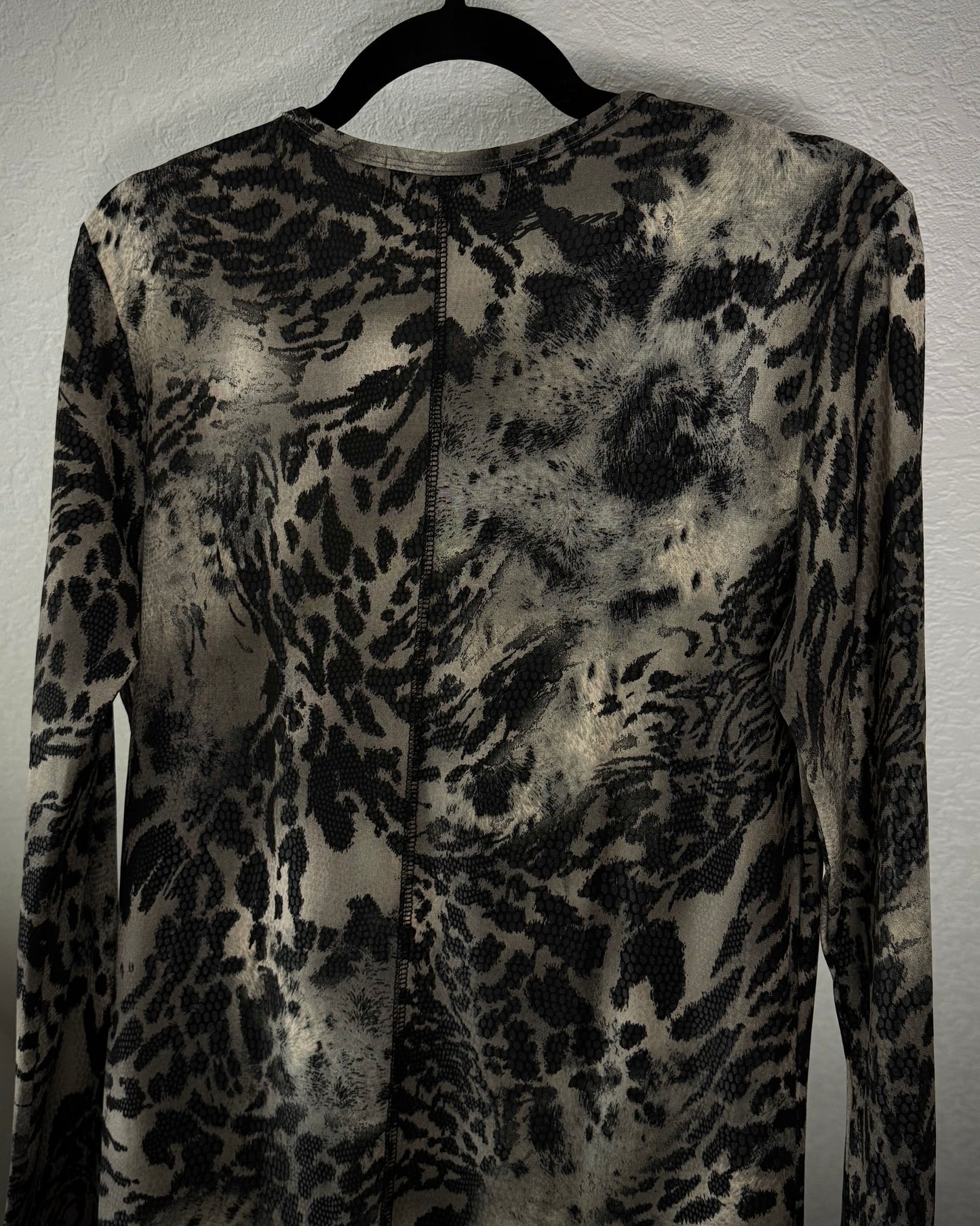 Xfrm Leopard Snakeskin Pattern Longsleeve