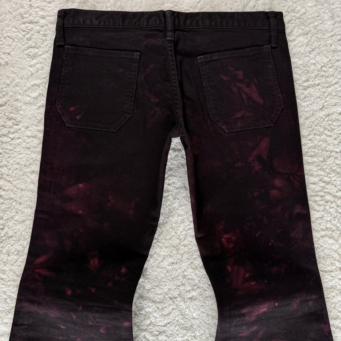 Dee Dee Bordeaux Wash Bell Bottom Flared Jeans