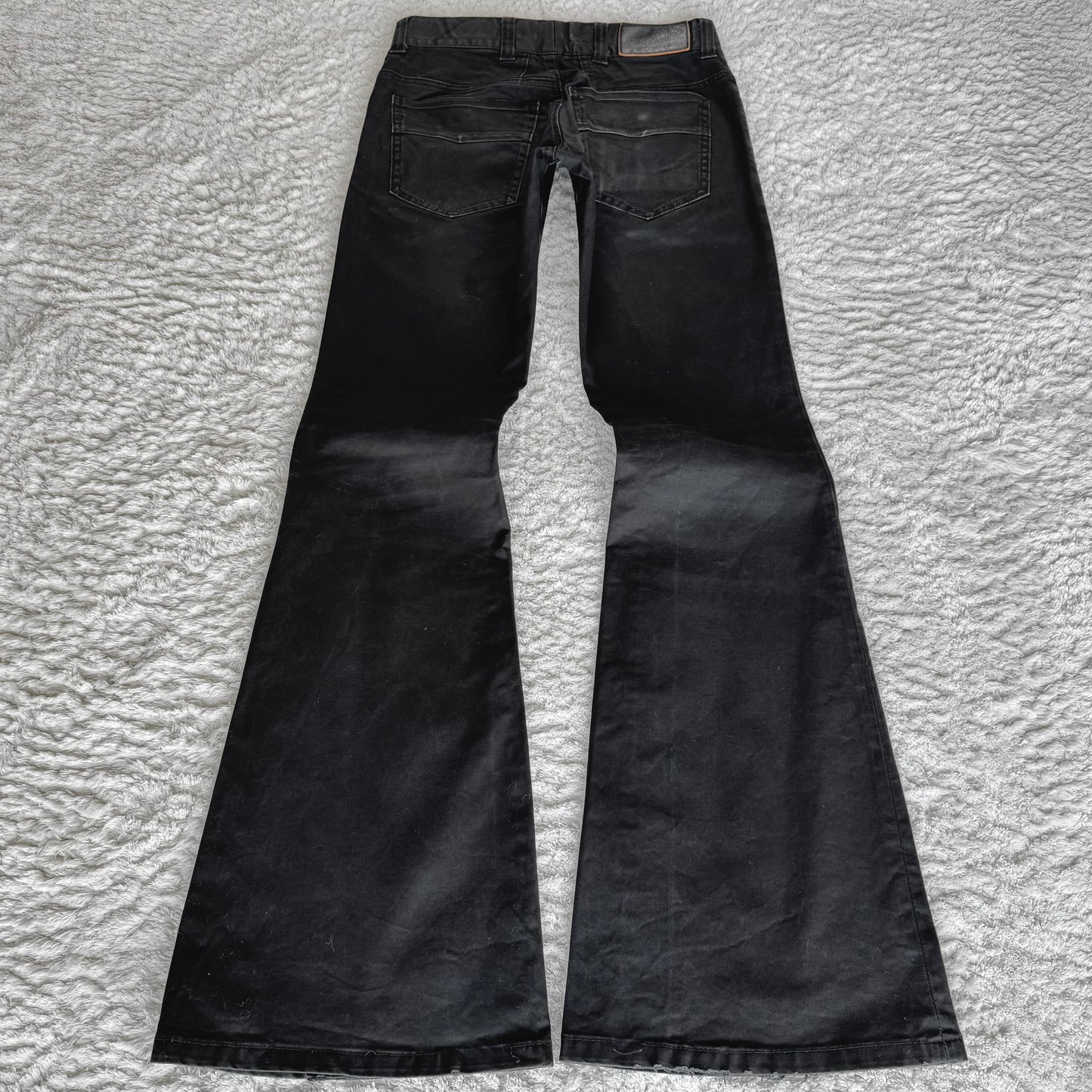 Tornado Mart Black Flared Jeans