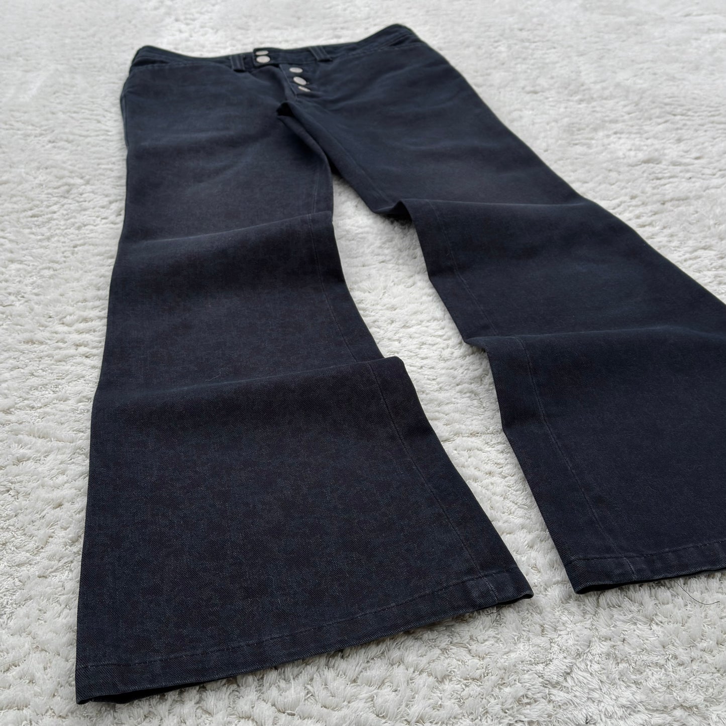 Tornado Mart Floral Pattern Bell Bottom Pants