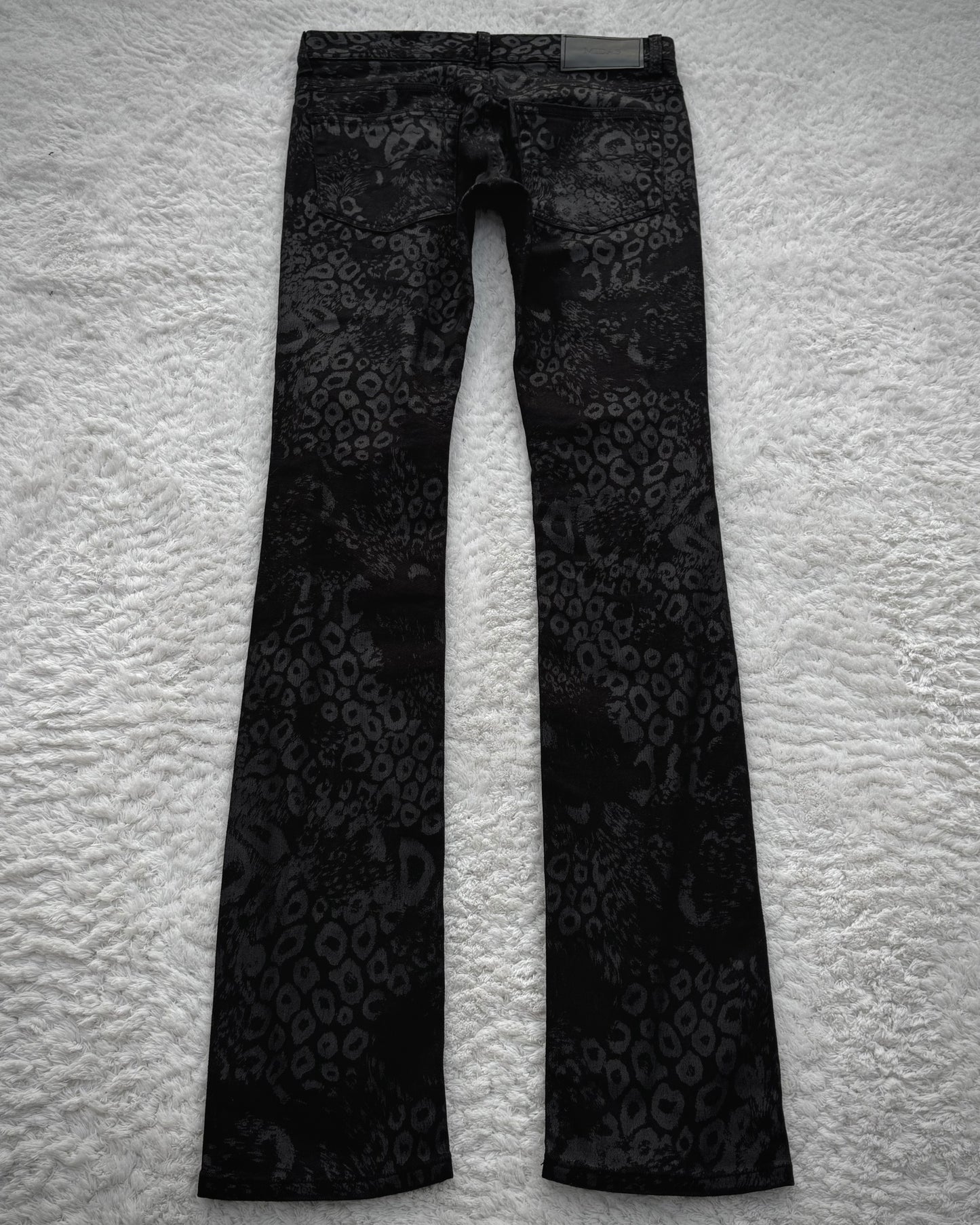 Midas Leopard Pattern Skinny Jeans
