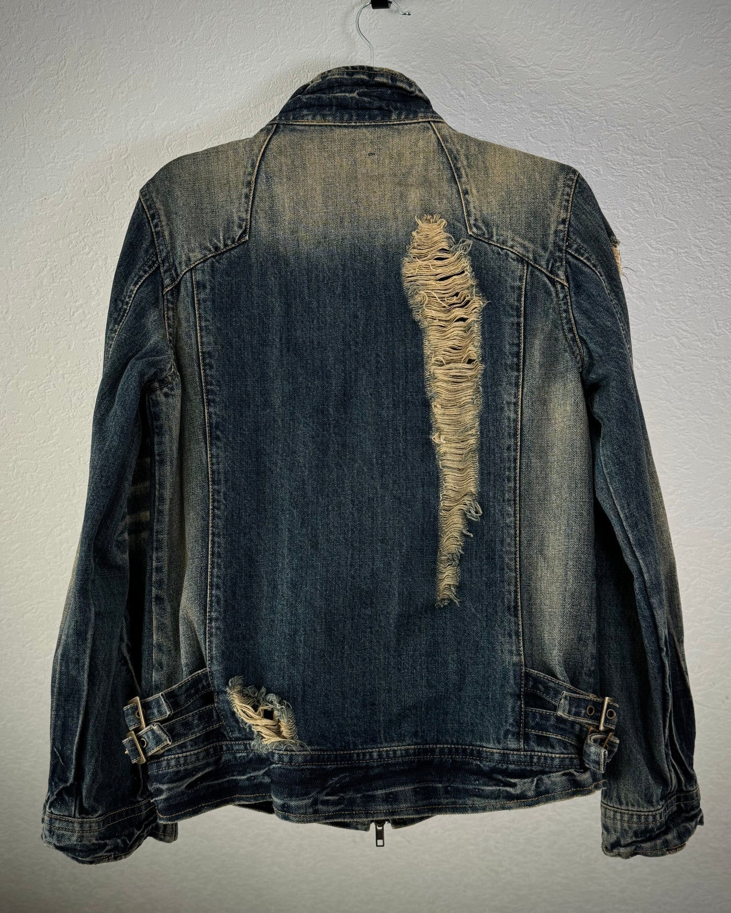 Midas Mud Wash Distressed Denim Jacket