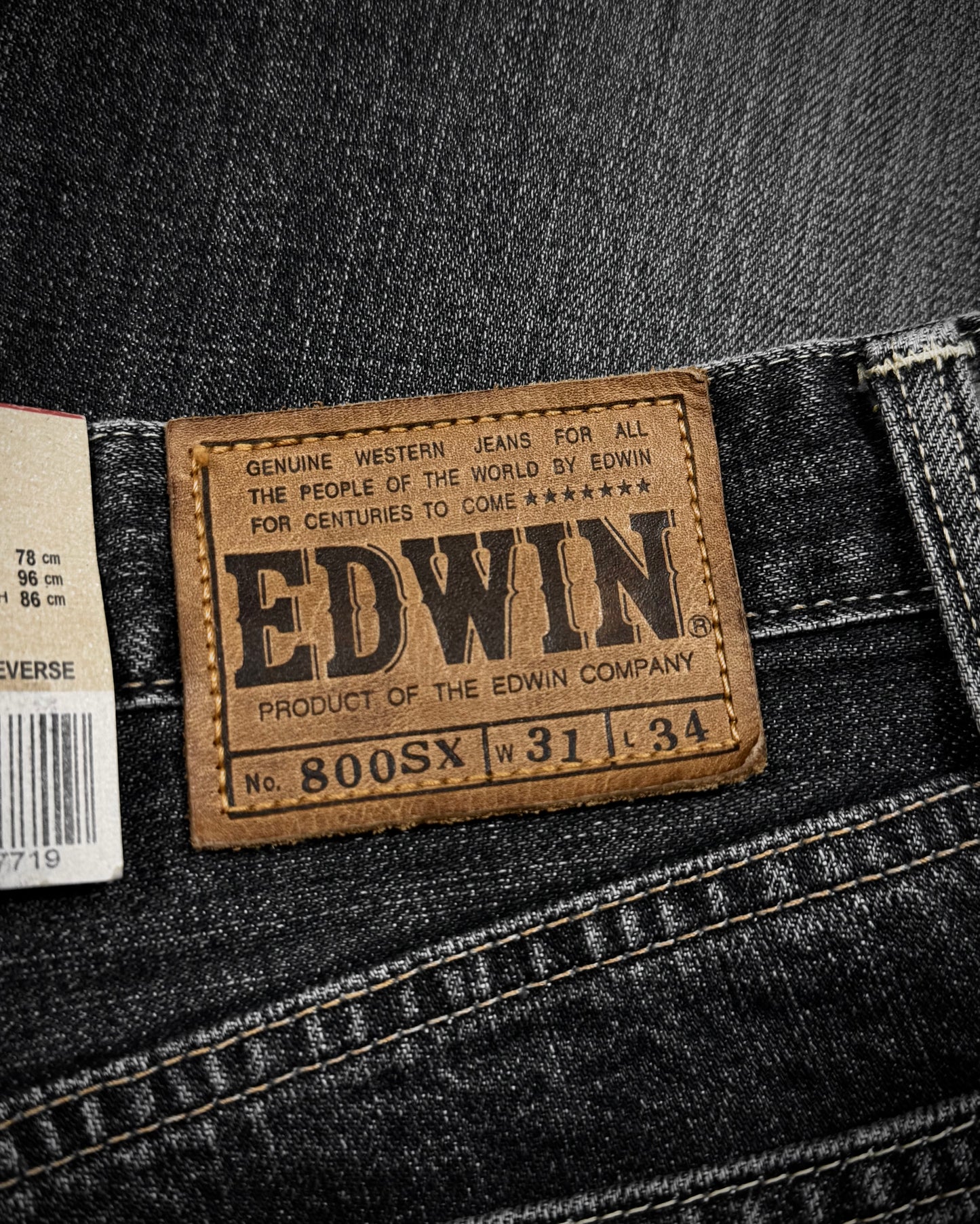 Edwin Whisker Washed Bell Bottom Flared Jeans