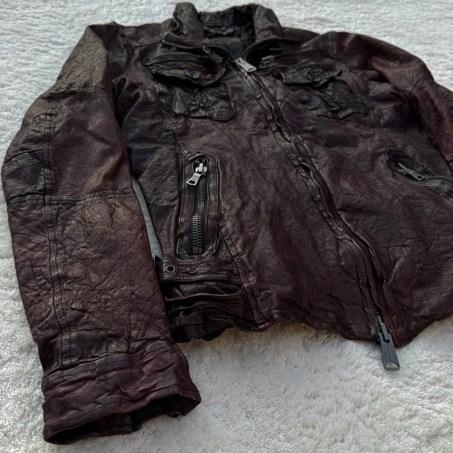 Tornado Mart Quilted Leather Jacket