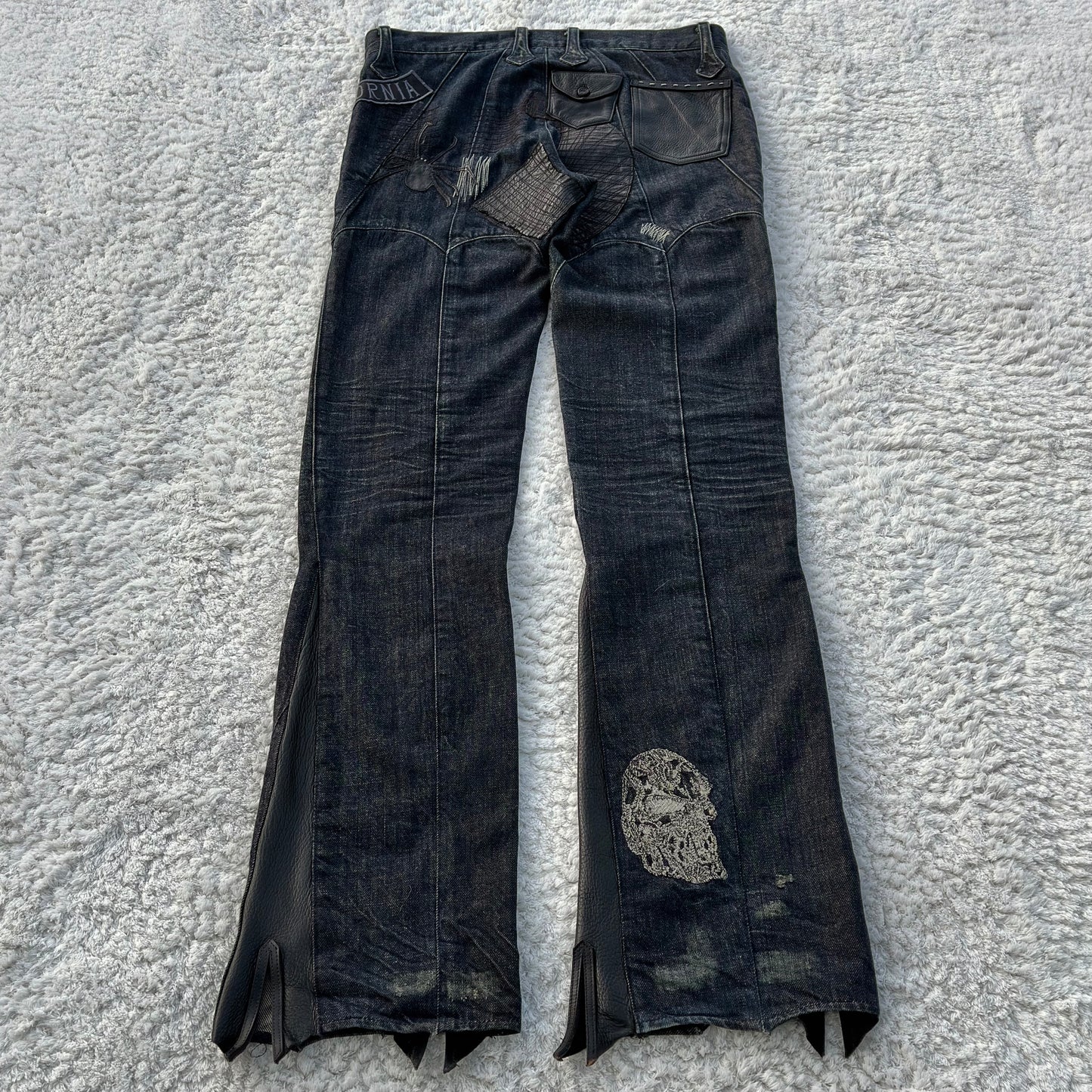 Henry Duarte „Spider“ Flared Lace-Up Denim