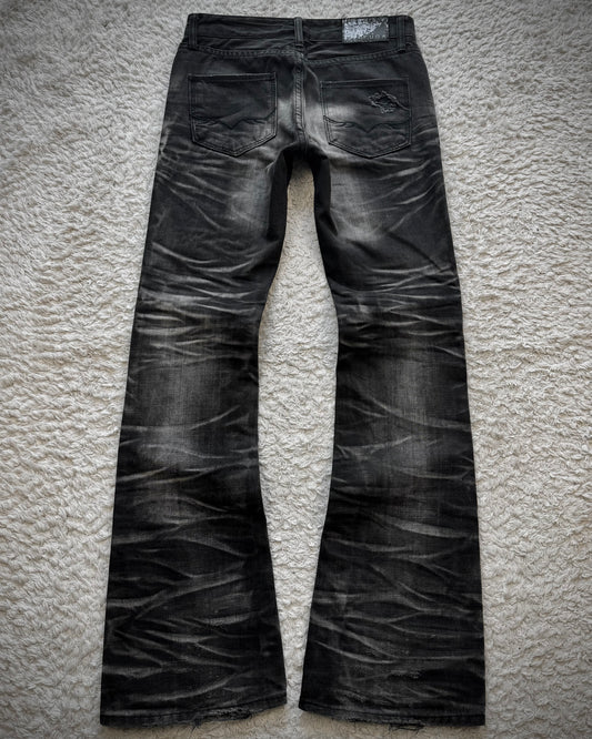 Fuga Clawmarks Washed Bootcut Jeans