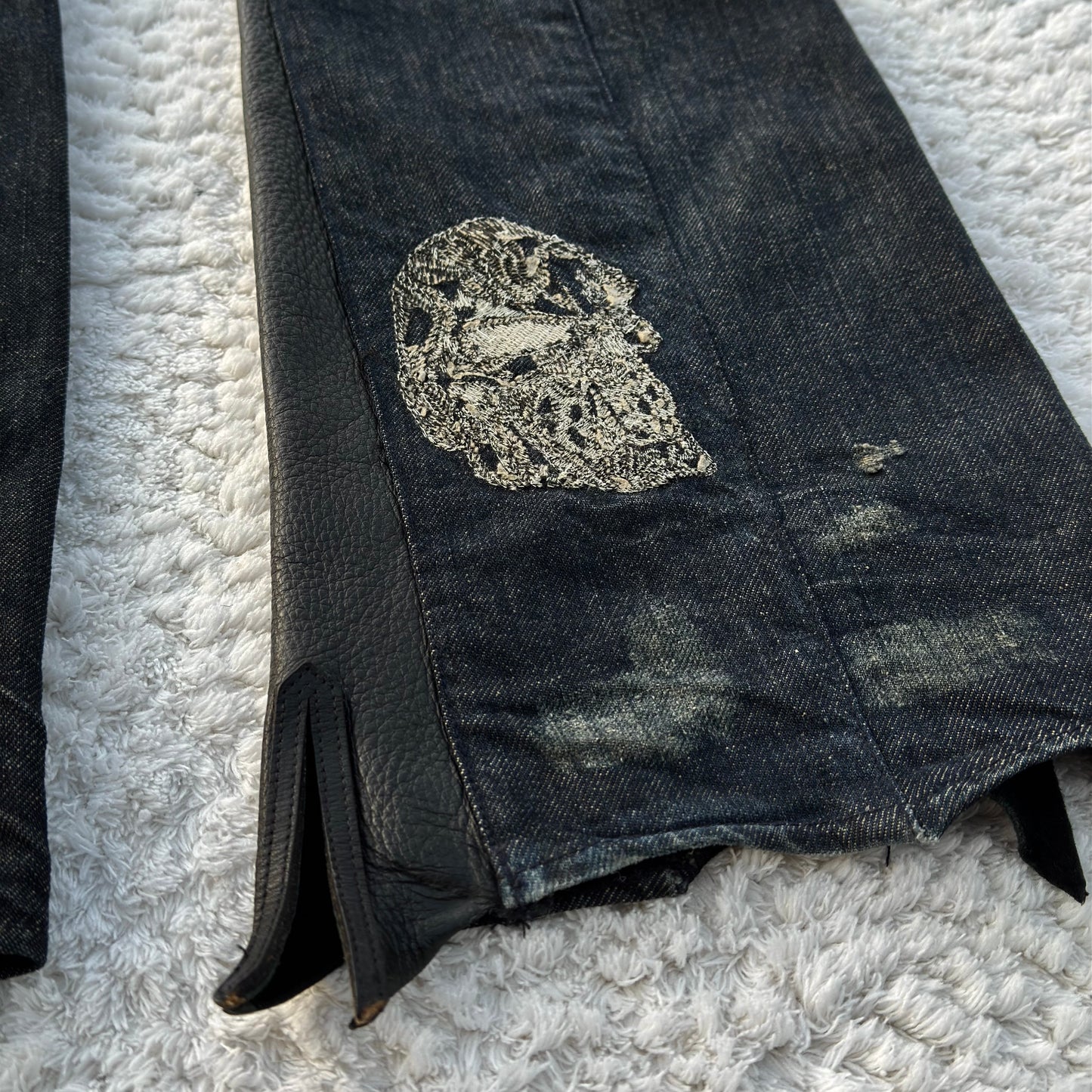 Henry Duarte „Spider“ Flared Lace-Up Denim
