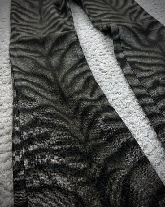 5351 Pour Les Hommes Zebra Washed Bootcut Pants