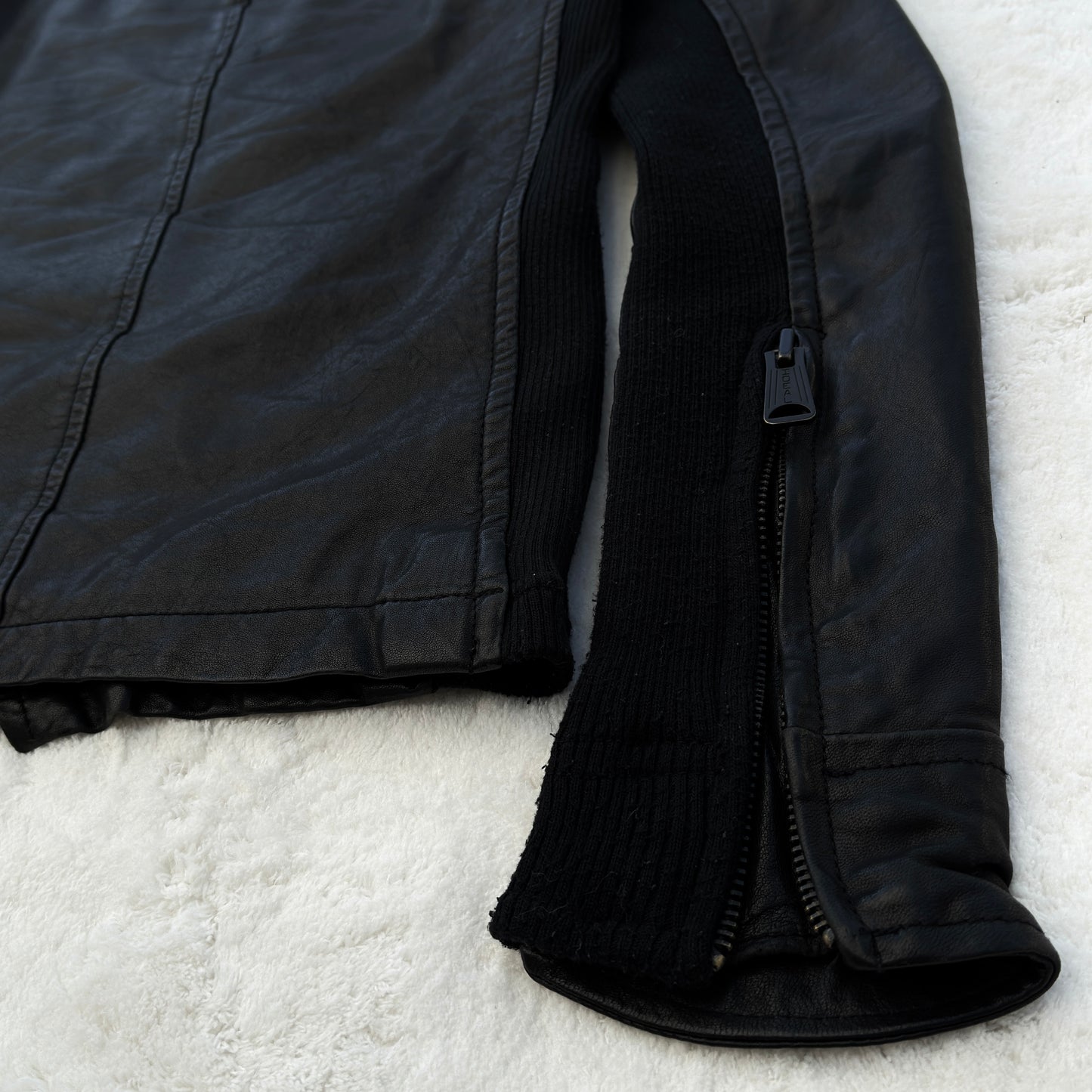 Buffalo Bobs Hooded Leather Jacket