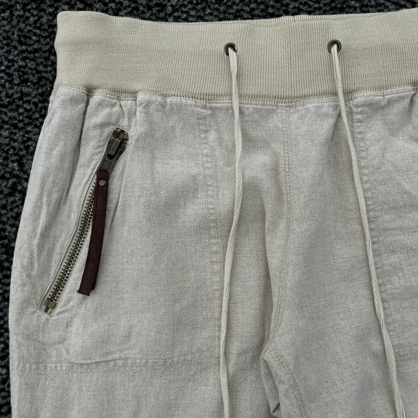 G.O.A Studded Cream Cargo Pants