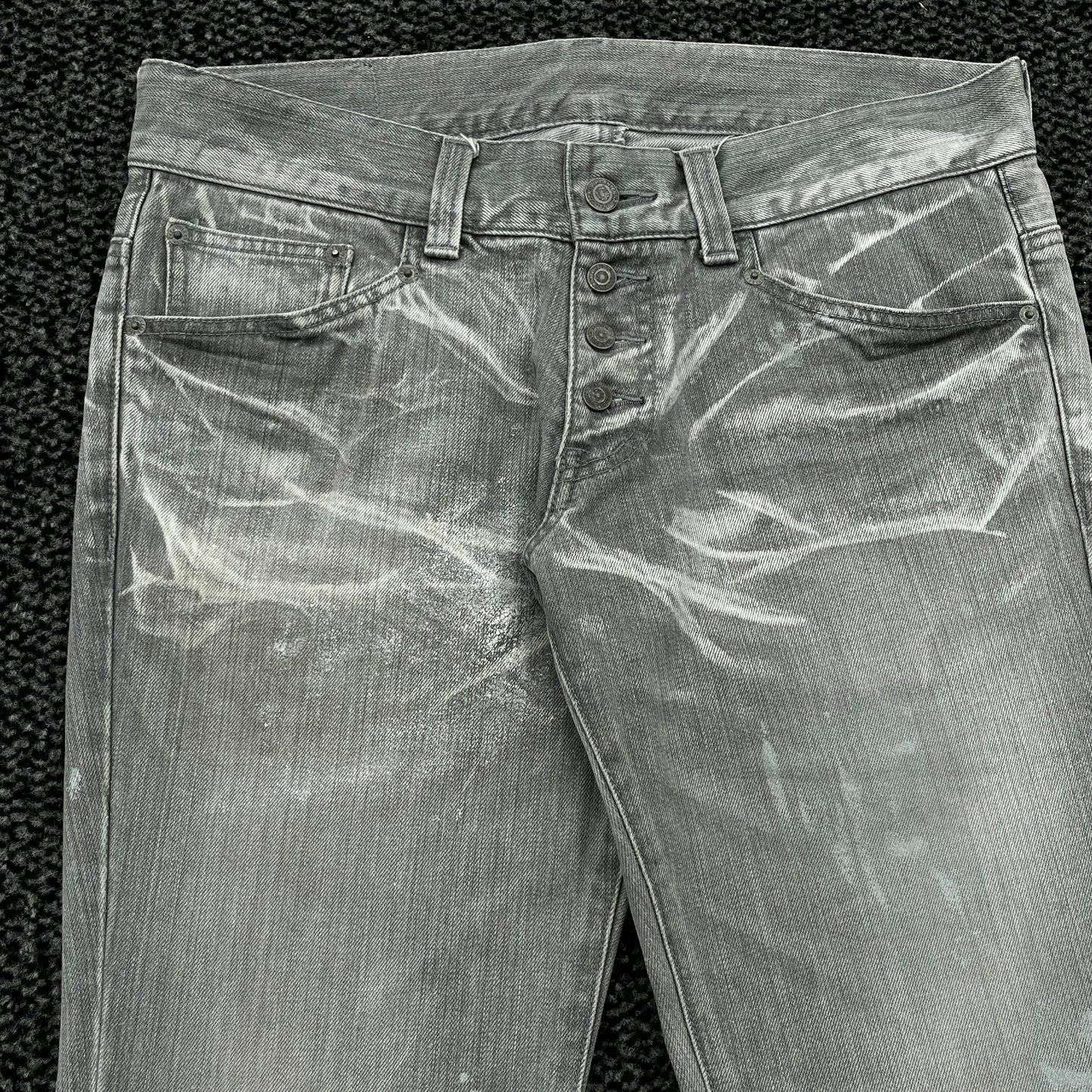 Tornado Mart Glitter Flared Denim