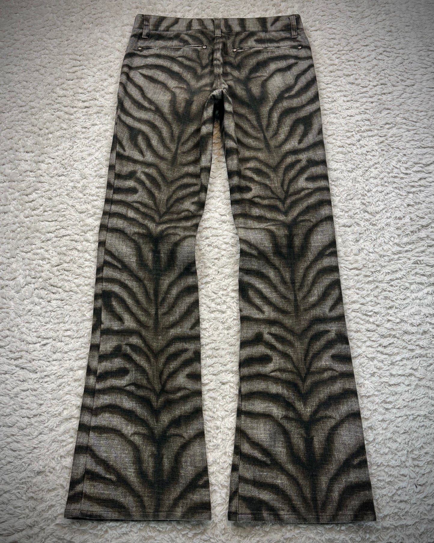 5351 Pour Les Hommes Zebra Washed Bootcut Pants