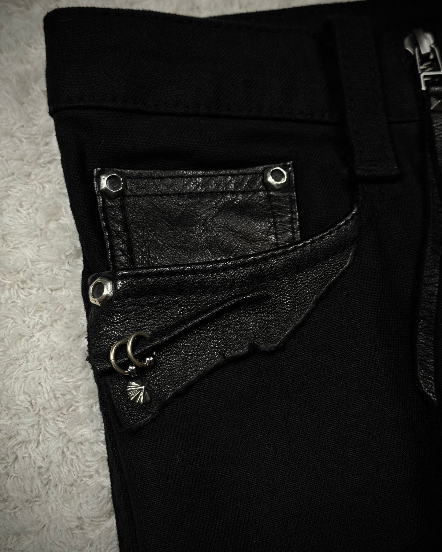 14th Addiction “Outrider 02” Lace Up Bootcut Pants