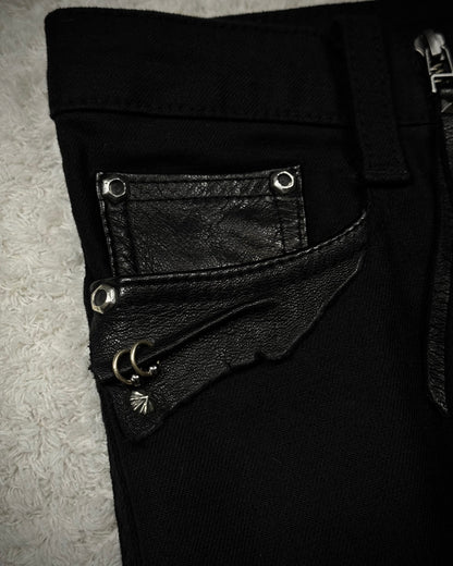 14th Addiction “Outrider 02” Lace Up Bootcut Pants