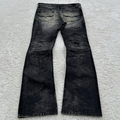 Fuga Ash Washed Flared Jeans