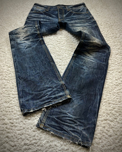 Of The Neige Clawmarks Washed Bootcut Denim