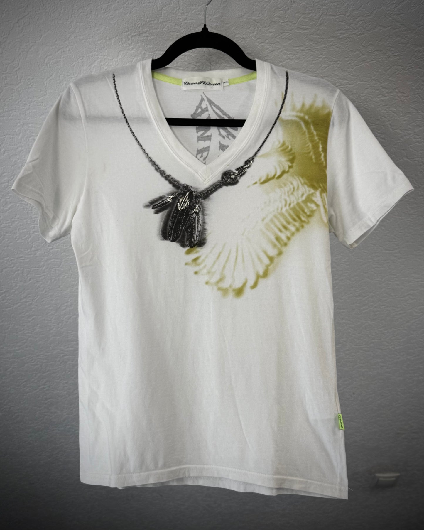 Dean & McQueen Feathered Necklace T-Shirt