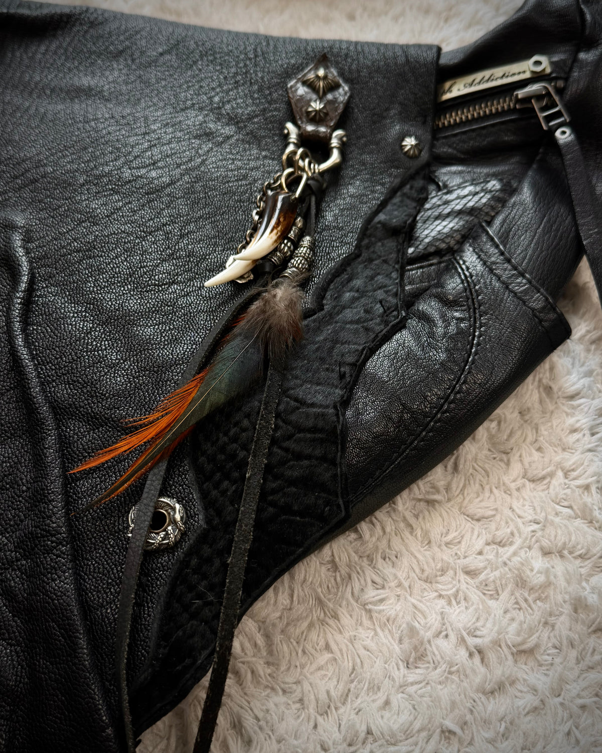 14th Addiction “Gipsy Croc” Leather Bag