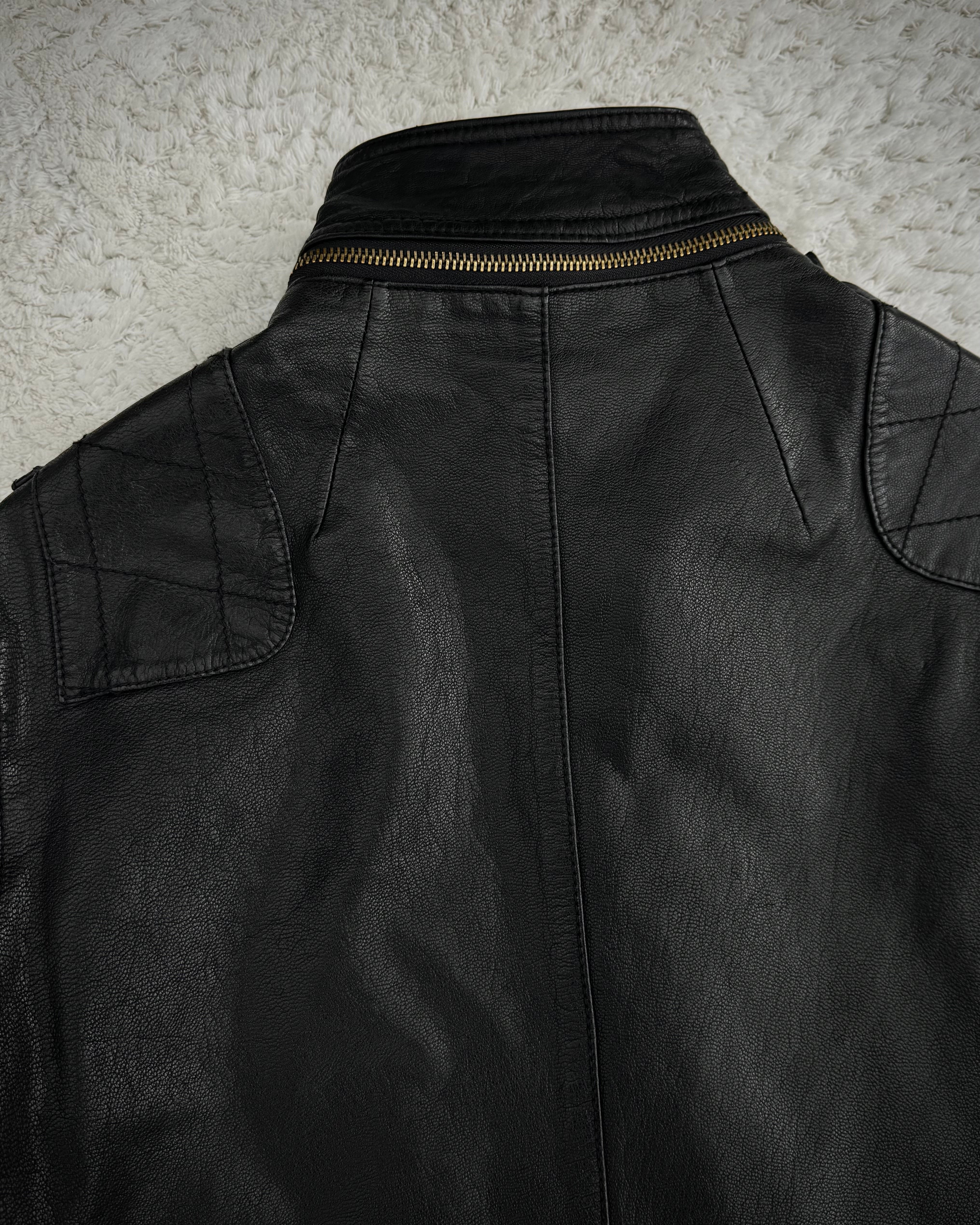 Share Spirit „Gas Mask“ Leather Jacket – Paroxa