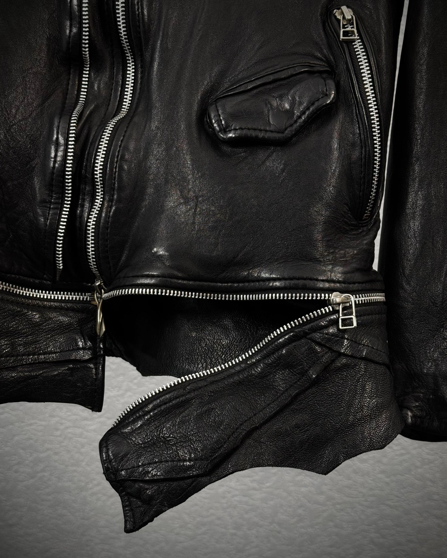 14th Addiction Reaper Cut Quilted Leather Rider Jacket