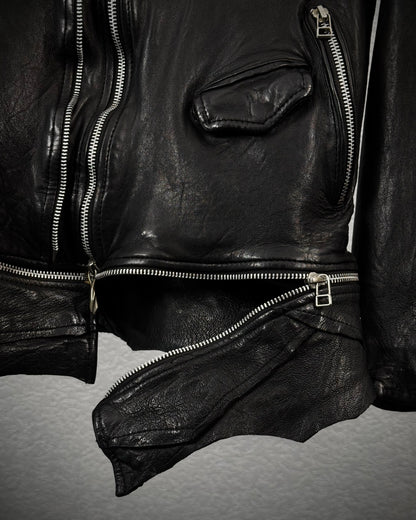 14th Addiction Reaper Cut Quilted Leather Rider Jacket